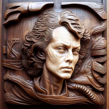 3D model Ellen Ripley Strangers Sigourney Weaver (STL)